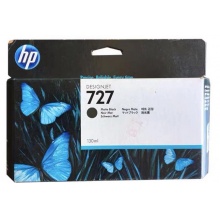 原装 HP 惠普727号 130mI肖光黑墨盒 T920 T1500 T2500 T930 T1530 T2530绘图仪墨水