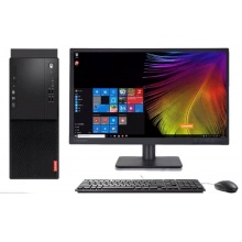 联想台式机电脑启天M428 I5-9500F 8G 1T+256G原装固态升级 无光驱 W10 23.8英寸液晶屏