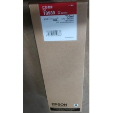 原装正品爱普生 SC-S40680 S60680 80680 打印机墨水 T8939红色墨盒700ml