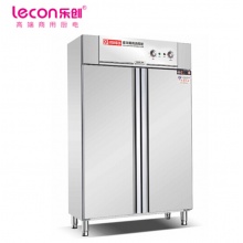 乐创 lecon 加厚不锈钢 立式双门900L标准盘大容量厨具餐具消毒柜LC-J-XD910B 