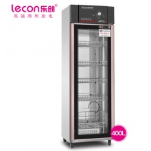 乐创 lecon 商用消毒柜中温餐具柜密胺400L消毒柜不锈钢大型学校餐厅饭堂消毒碗柜LC-J-XD500A 