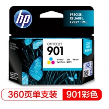 惠普（HP）CC656AA 901原装墨盒 适用hp Officejet J4580/J4660/4500 打印机 彩色墨盒 