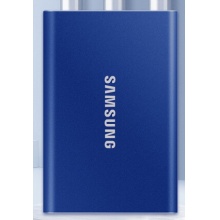 三星（SAMSUNG） 1TB Type-c USB 3.2 移动固态硬盘（PSSD） T7 蓝色 NVMe传输速度1050MB/s 超薄时尚 