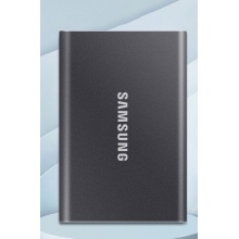 三星（SAMSUNG） 500GB Type-c USB 3.2 移动固态硬盘（PSSD） T7 灰色 NVMe传输速度1050MB/s 超薄时尚 