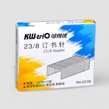 可得优（KW-triO） 0238重型订书针办公加厚订书钉强穿透力强耐腐蚀可装订50页（盒）