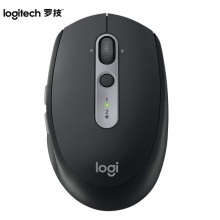 罗技（Logitech）M590 轻音鼠标 无线蓝牙双模 2台设备秒切换 办公鼠标 对称鼠标 带优联接收器 石墨黑