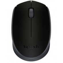  罗技（Logitech） M171(M170) 无线办公鼠标 家用商务对称鼠标 带无线2.4G接收器 M171 黑灰