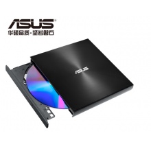 华硕(ASUS) 8倍速 外置DVD刻录机 移动光驱 支持USB/Type-C接口 (兼容苹果系统/SDRW-U9M-U)-黑色